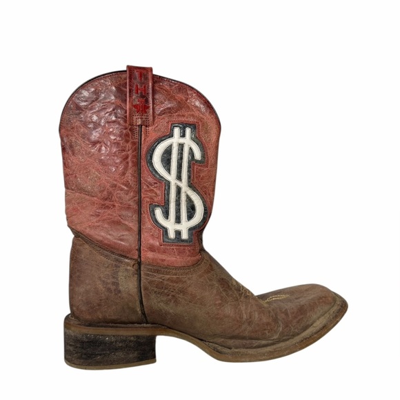 TIN HAUL Men\'s Money Maker \'Mo\' Money\' Western Boots Size 7.5 D main image 13